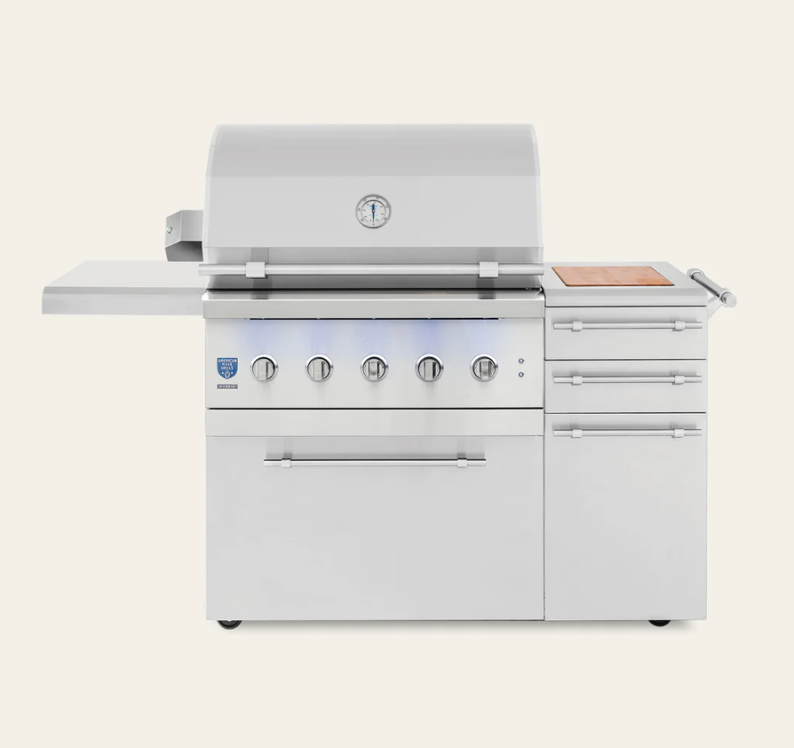 American Made Grills Encore 36" Hybrid Freestanding Grill - ENCFS36-NG(LP)