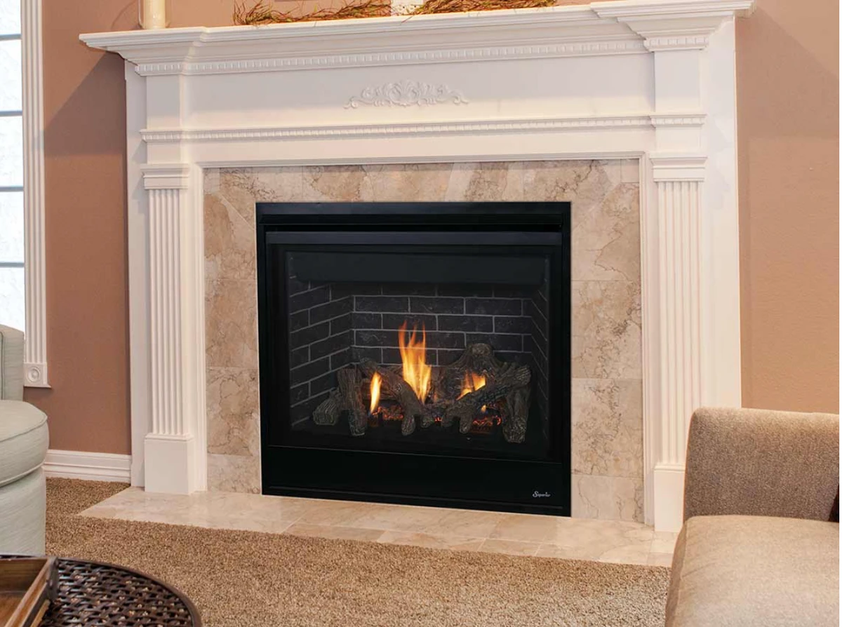 Superior DRT3000 Series 45" Direct Top/Rear Vent Gas Fireplace - DRT3045