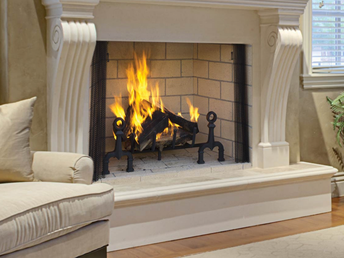 Superior WRT6000 Series 42" Masonry Open-Hearth Wood-Burning Fireplace - WRT6042