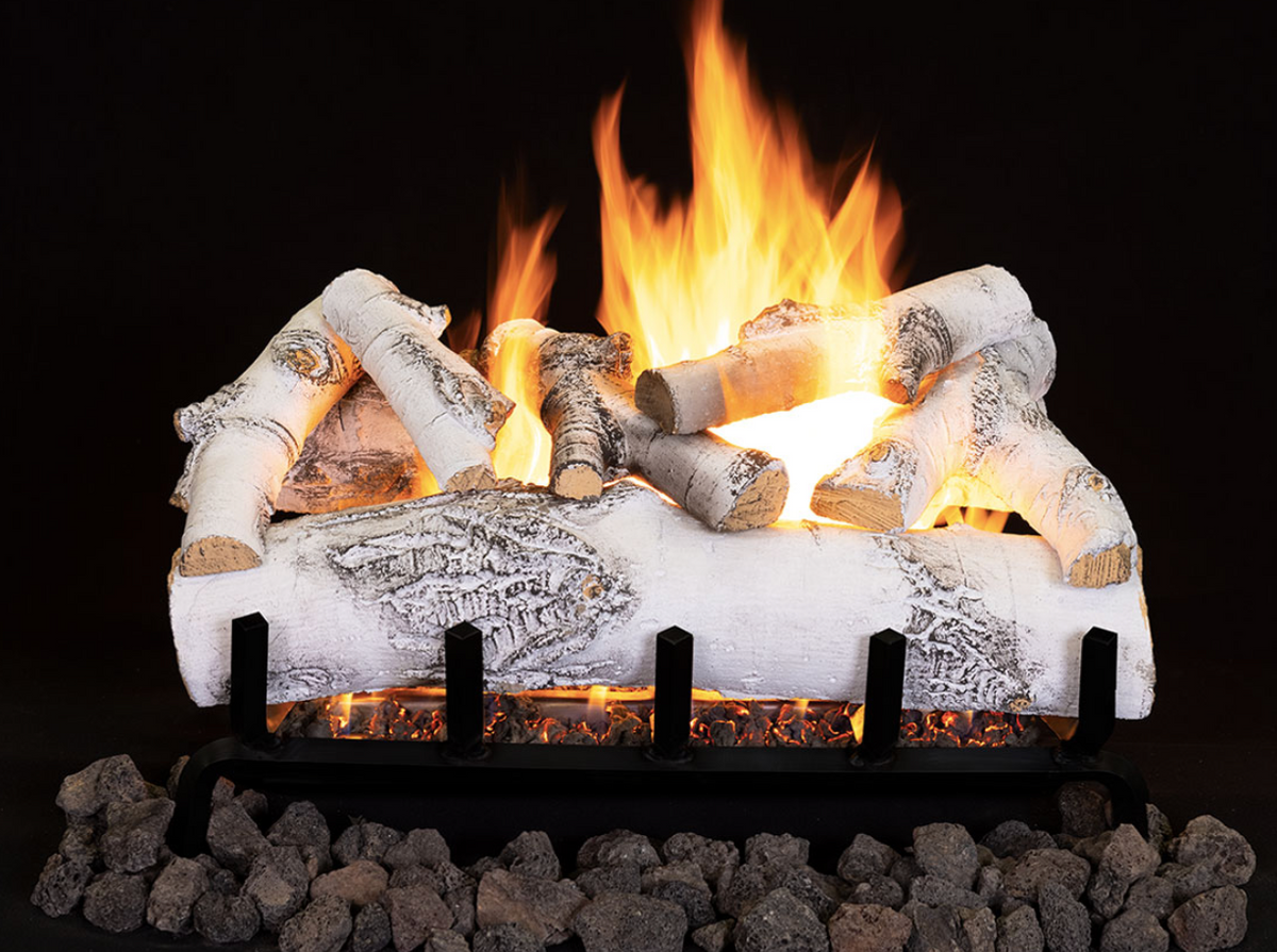 Superior Ashton White Birch 24" Dual-Flame Vented Log Set - ASHTONBIRCH24