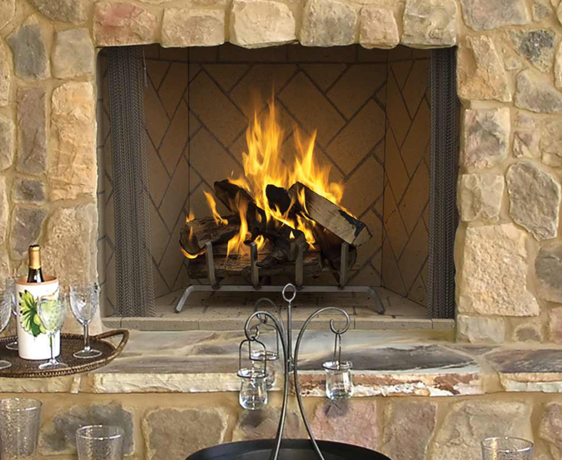 Superior WRE6000 Series 50" Outdoor Masonry Wood-Burning Fireplace - WRE6050