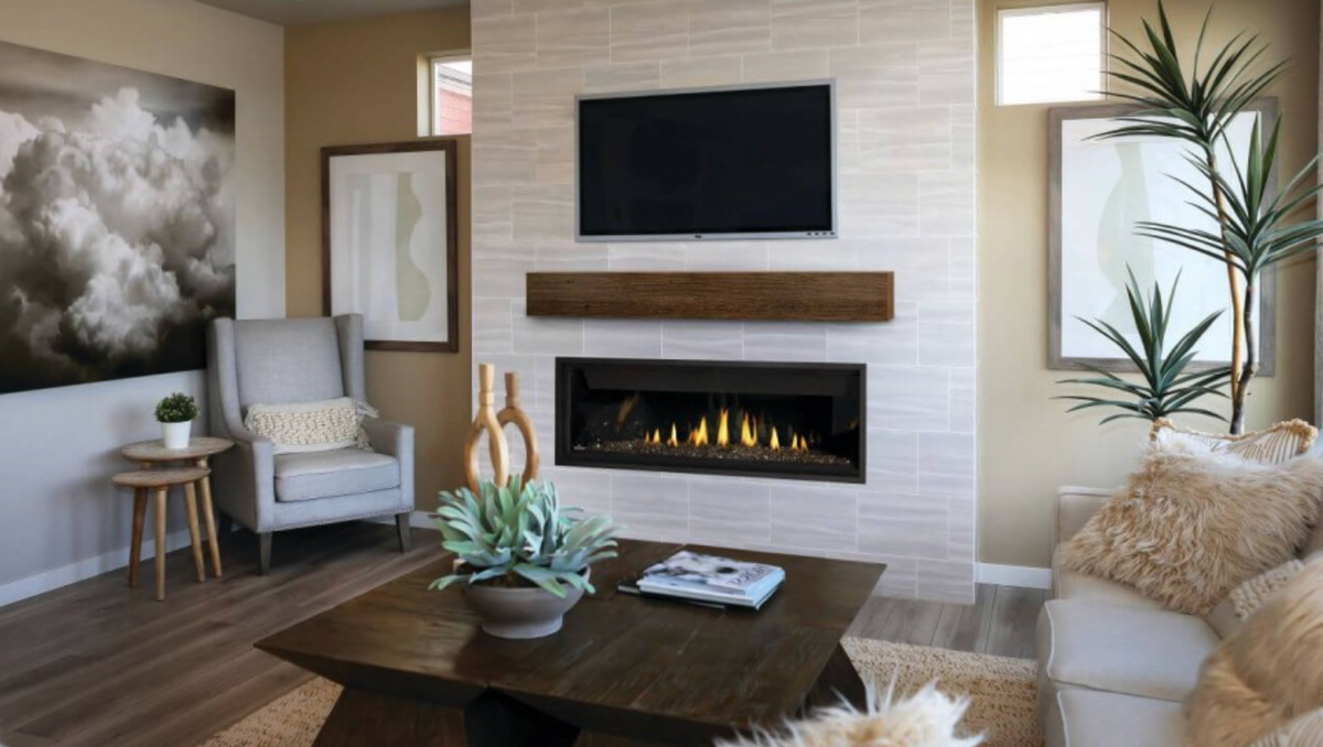 Discontinued Product Discount - Napoleon Ascent Linear Premium 56" Direct Vent Gas Fireplace - BLP56NTE