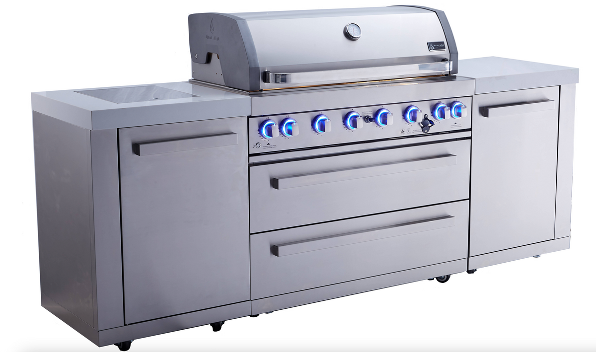 Mont Alpi 805 Original 6-Burner Outdoor Kitchen Island - MAi805