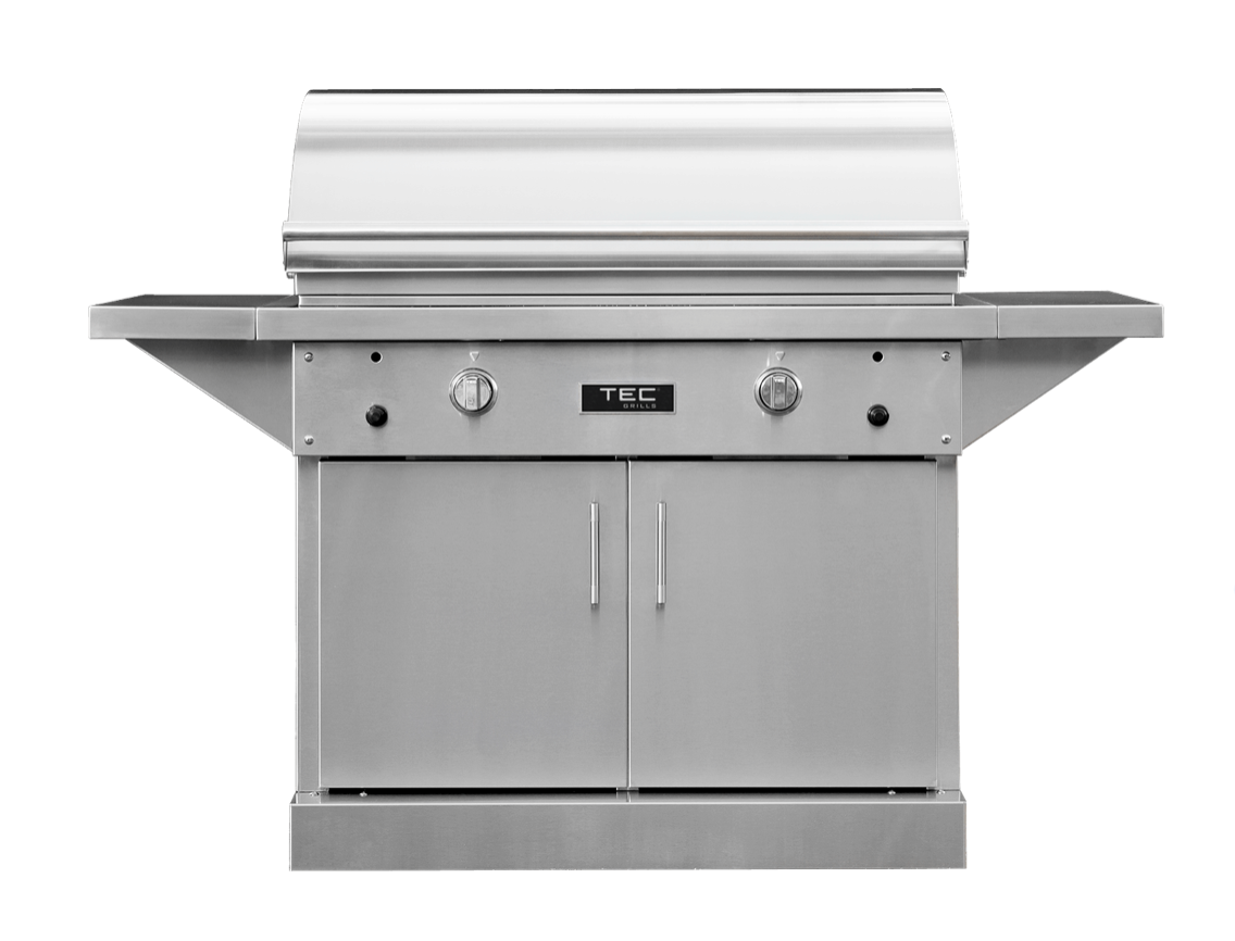 TEC Sterling Patio FR 44" Freestanding Grill with Cabinets - STPFR2LP(NT)CAB