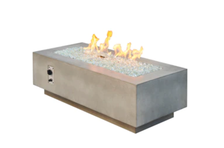 Outdoor Greatroom Cove 54" Linear Gas Fire Pit Table - CV-54