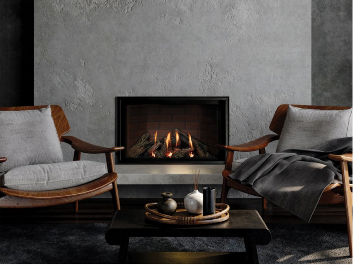 Montigo DelRay Square 34" Full Load Direct Vent Gas Fireplace - DRSQ34NI-2