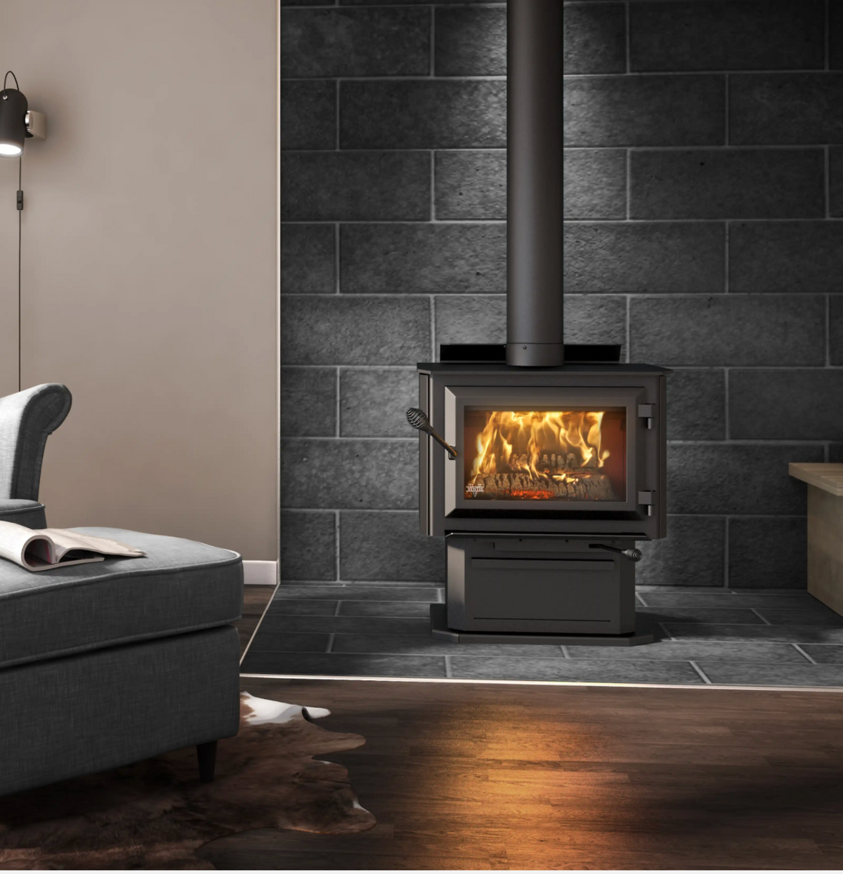 Ventis HES170 Medium Wood Stove - VB00013