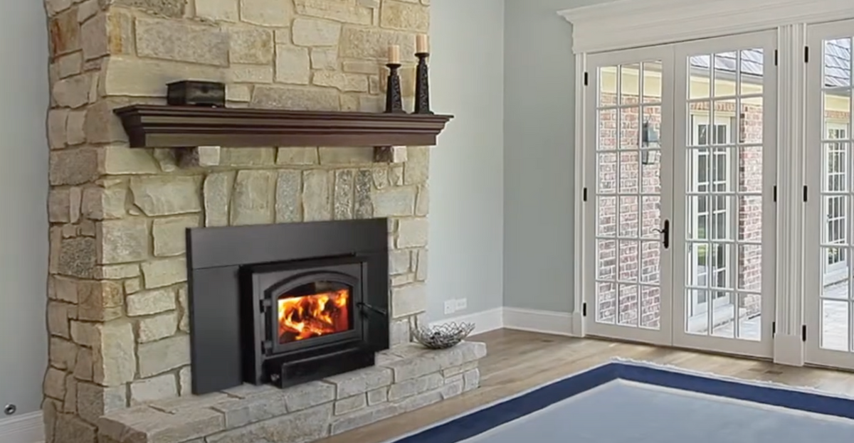 Empire Stove Archway 1700 Wood Burning Fireplace Insert with Blower - WB17IN