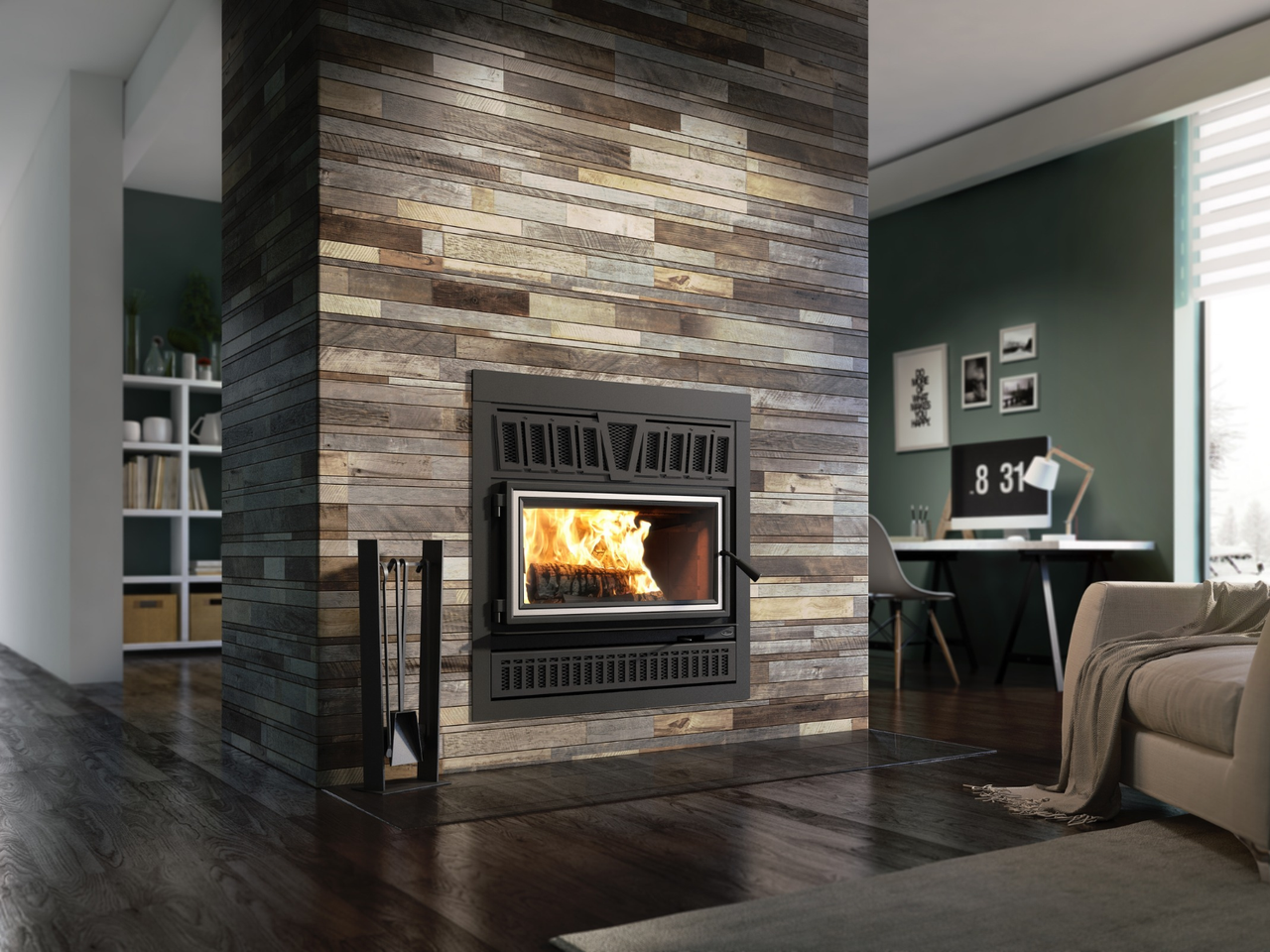 Valcourt High-Efficiency Wood-Burning Fireplaces
