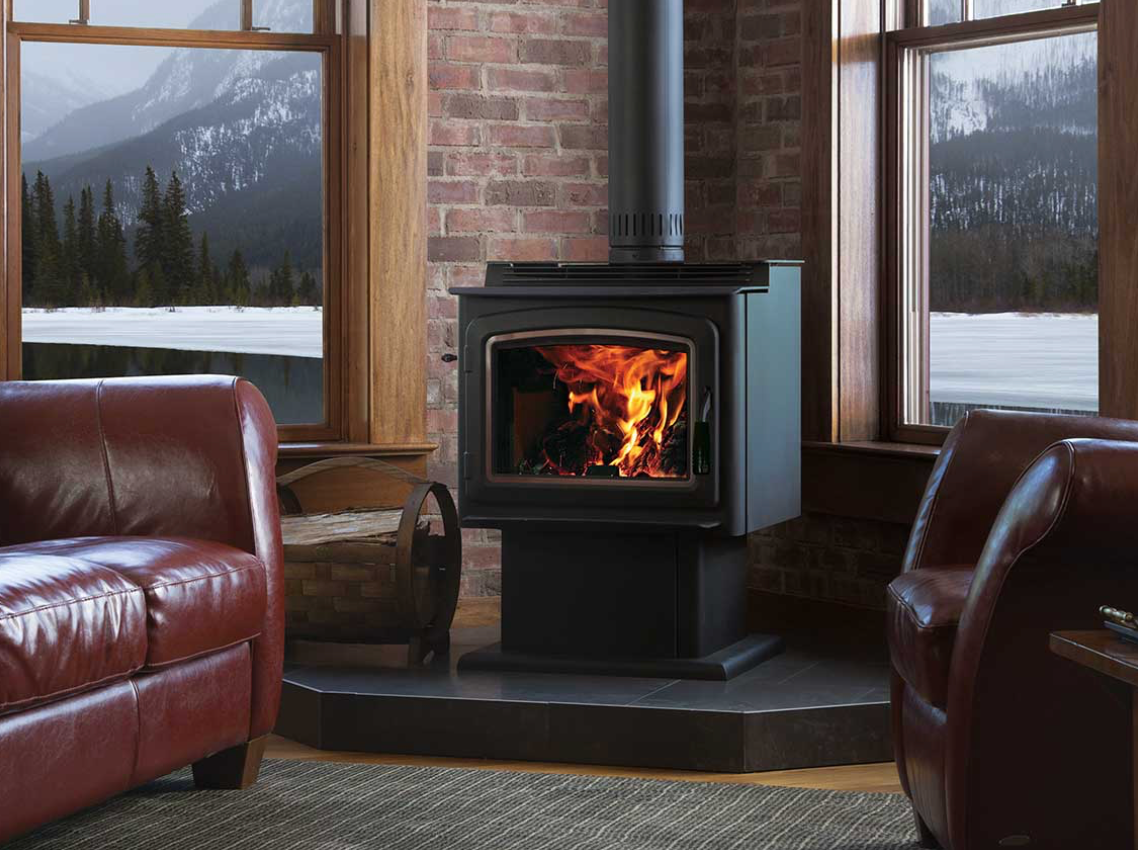 Ironstrike Grandview 230 Wood-Burning Stove - GV230GL TAX CREDIT QUALIFIED