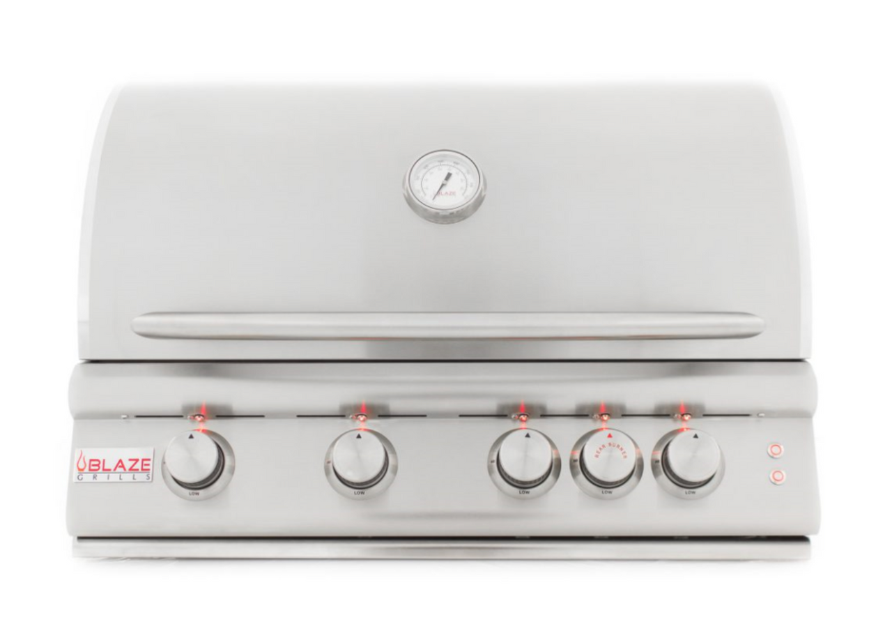 Blaze LTE 32 4 Burner Built-In Gas Grill w/ Lights - BLZ-4LTE2-LP/NG