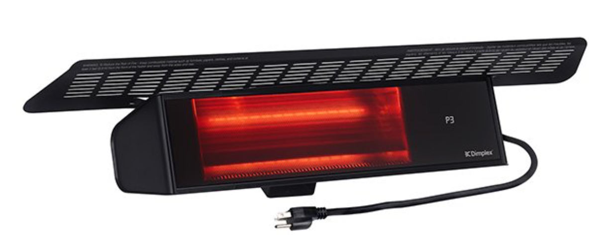Dimplex DIRP Outdoor/Indoor Plug-In Infrared Electric Heater, 1500 Watt  (120V) - X-DIRP15A10GR