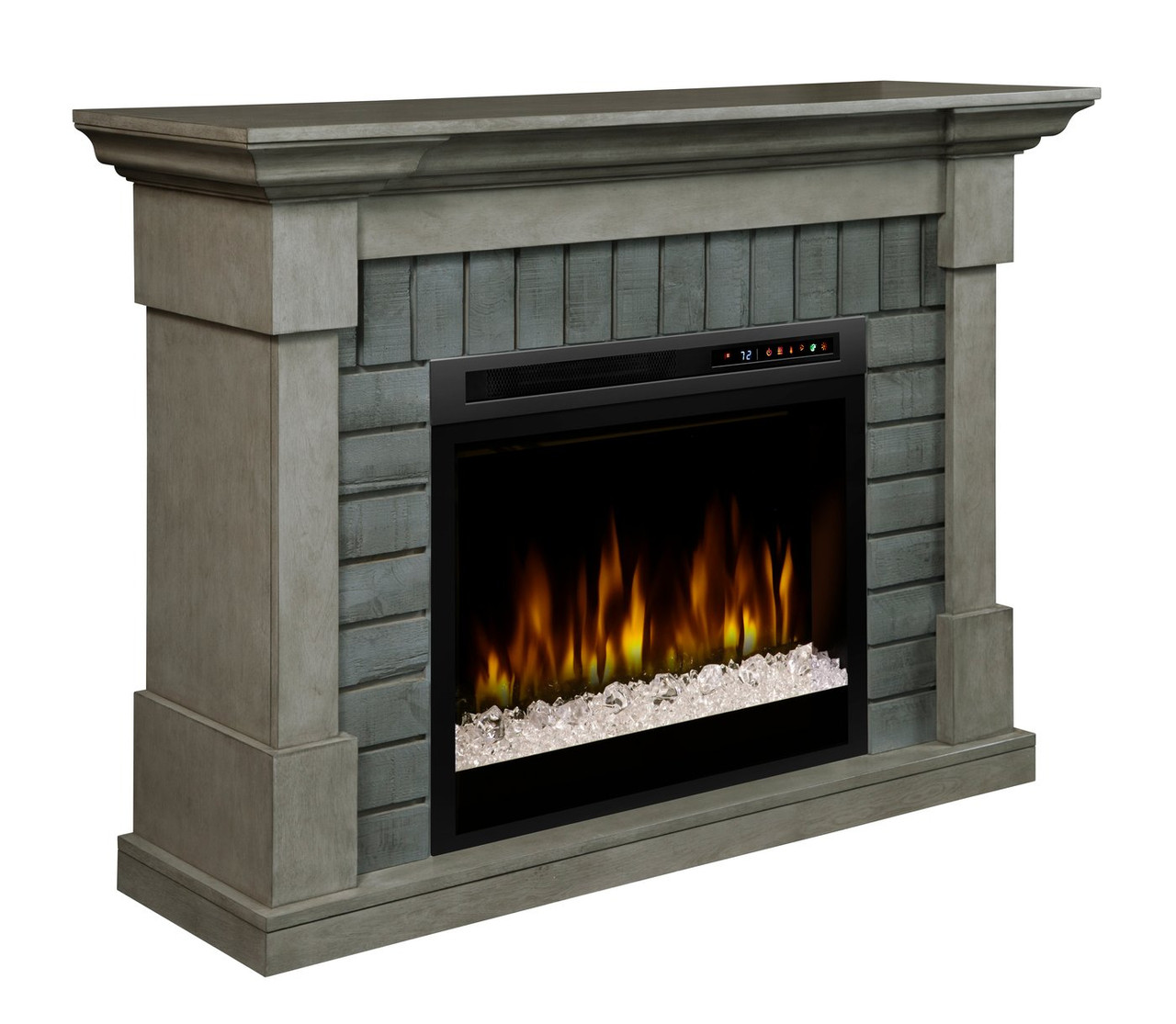 Dimplex Royce Electric Fireplace Mantel w/ Glass Ember Bed GDS28G81924SK