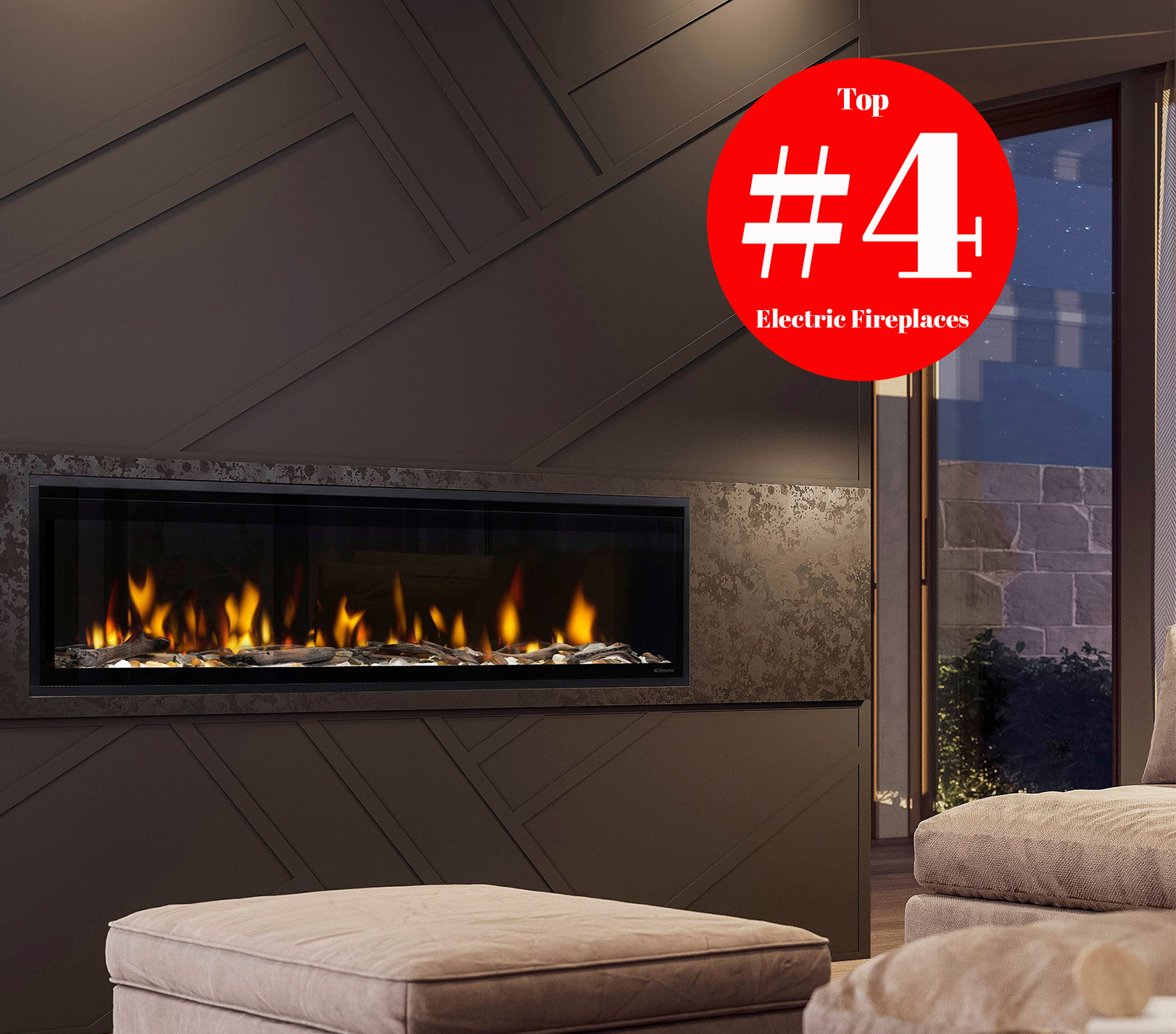 Dimplex Ignite Evolve 60" Built-In Linear Electric Fireplace - EVO60