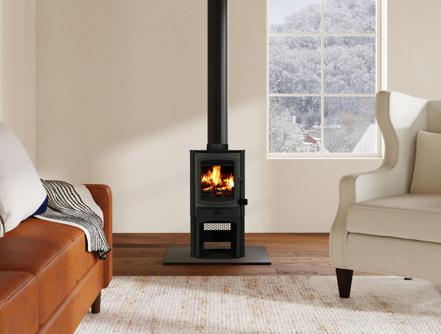 Breckwell SW500 Wood-Burning Area Stove -  SW500