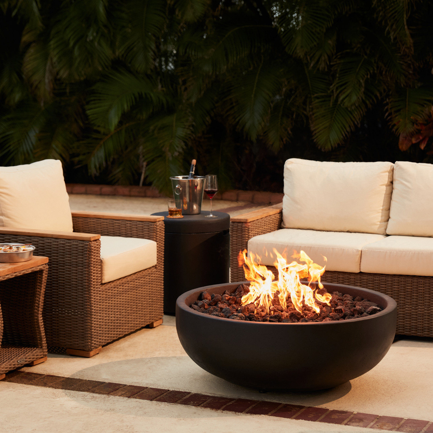 Outdoor Living - Fire Features - Fire Bowls - Gas Fire Bowls - Mod ...