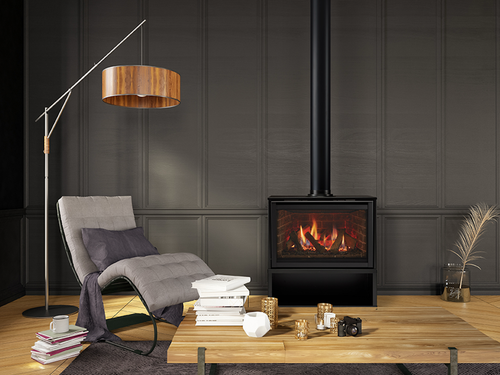 Majestic Ruby 30" Freestanding Gas Direct Vent Fireplace - RUBY30INFS
