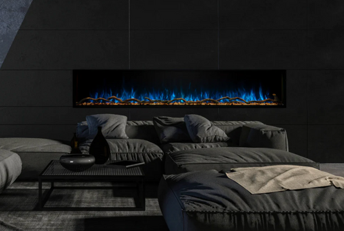 Modern Flames Landscape Pro Slim 96" Built-In Electric Fireplace - LPS-9614