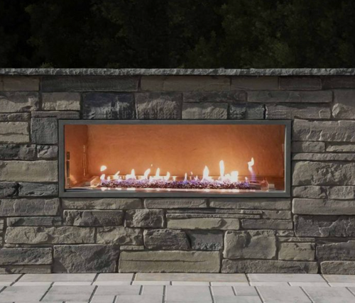 Firegear Kalea Bay 48" Linear Outdoor Gas Fireplace - OFP-48LECO-N(P)(LED)