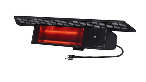 Firegear DIRP Outdoor/Indoor Plug-In Infrared Electric Heater, 1500 Watt (120V) - DIRP15A10GR