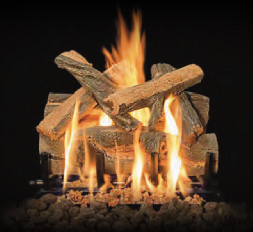 Grand Canyon 2-Burner Series 18" Arizona Juniper Vented Gas Log Set - AJ18LOGS