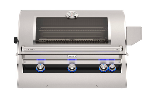 Fire Magic Echelon Diamond 36" Built-In Gas Grill, Analog Thermometer - E790i