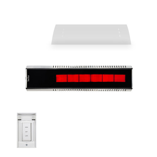 SunStar SGL Series Marine Grade 48" Horizontal Mount Gas Patio Heater Package - N7 MGL0