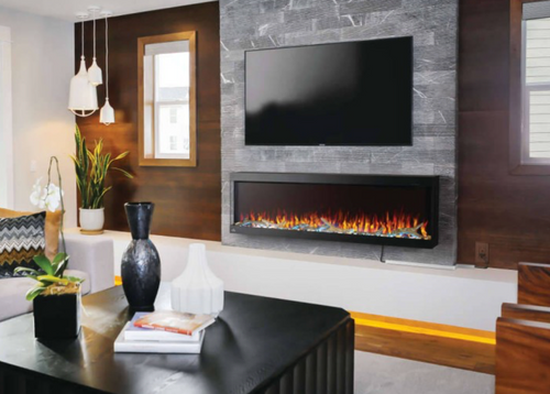 Napoleon Trivista Pictura 60" 3-Sided Wall Hanging Electric Fireplace - NEFL60H