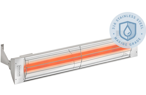 Infratech Marine Grade WD-Series 61 1/4" Dual Element 6000 Watt (240V) Electric Heater - WD6024MG
