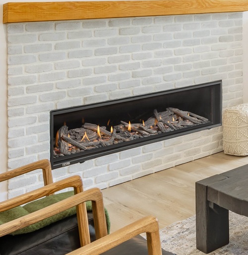 Montigo DelRay Linear 72" Basic Direct Vent Gas Fireplace - DRL7213NI