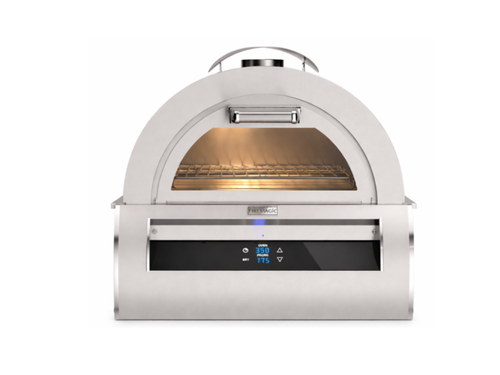 Fire Magic Echelon 30" Built-In Pizza Oven with Black Glass & Digital Control
