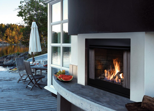 Kingsman OFP 42" Zero Clearance Outdoor Gas Fireplace - OFP42N