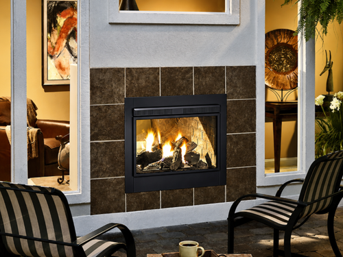 Majestic Twilight 36" Indoor/Outdoor See-Through Gas Fireplace - TWILIGHT-IFT