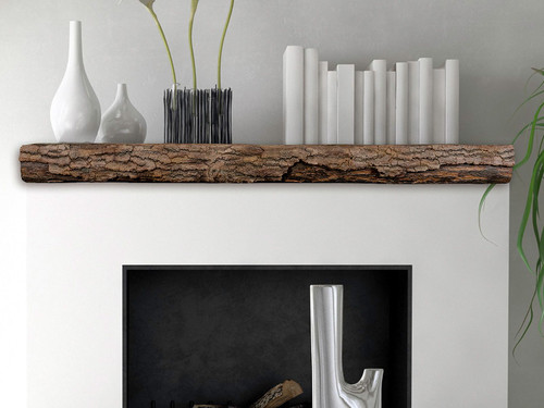 Lexington Hearth Half-Round Sleeper Log Non-Combustible Mantel - Mod Living Spaces