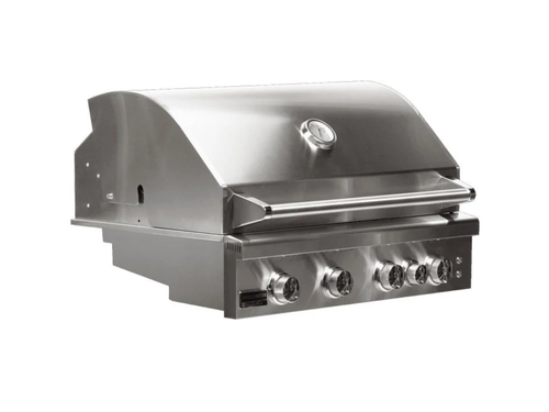 Broilmaster B-Series Fully Loaded 32" 4-Burner Built-In Gas Grill with Rear Burner and LED Lights - BSB324N