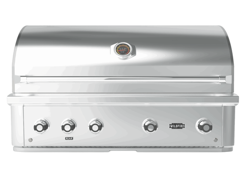 Wildfire Ranch Pro 42" Built-In Gas Grill Brushed Stainless Steel | Mod Living Spaces