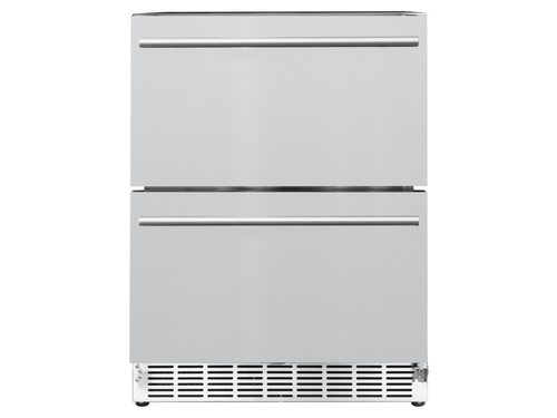 AMD-RFR-24DR2-A 24" Outdoor Rated 2-Door Refrigerator | Mod Living Spaces