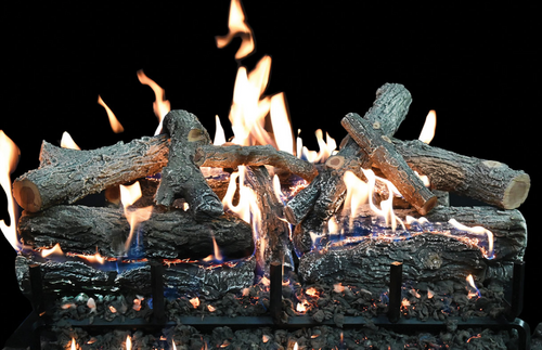 Glowfire 30" Arizona Weathered Oak Charred Vented Log Set - GFWOC-30
