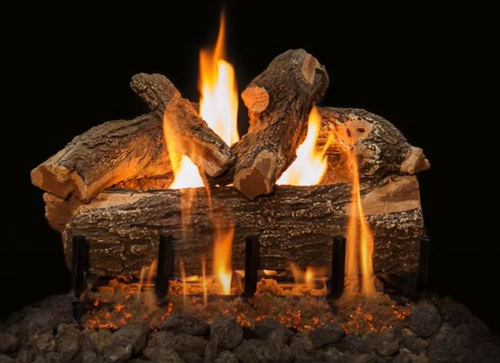 Grand Canyon 2-Burner Series 21" Arizona Weathered Oak Vented Gas Log Set