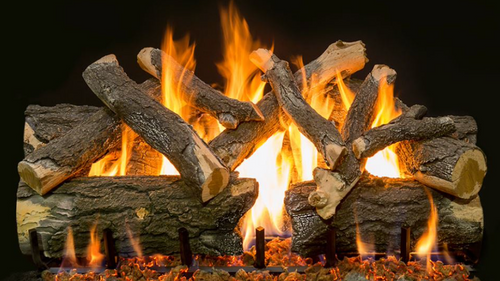Grand Canyon 2-Burner Series 36" Arizona Weathered Oak Charred Vented Gas Log Set