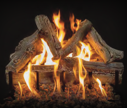 Grand Canyon 2-Burner Series 21" Western Driftwood Vented Gas Log Set