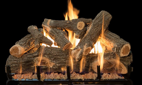 Grand Canyon Outdoor Series 30" Arizona Weathered Oak Vented Gas Log Set - AWO30LOGS-OD