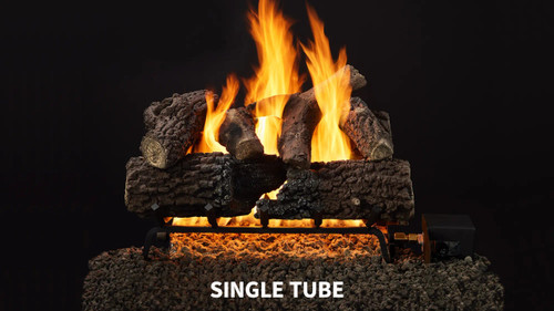 Majestic Smoldering Timberland Oak 24" Outdoor Vented Gas Log Set - VTD-OAK24-OD