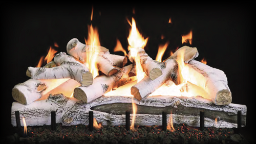 Grand Canyon Quaking Aspen 36" See-Through 2-Burner Vented Gas Log Set - ASPENST36LOGS