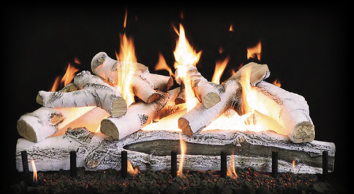 Grand Canyon Quaking Aspen 36" See-Through 3-Burner Vented Gas Log Set - ASPENST36LOGS-3