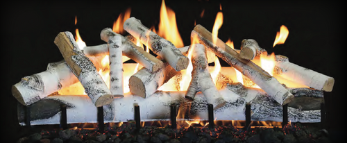 Grand Canyon Quaking Aspen 42" See-Through 3-Burner Vented Gas Log Set - ASPENST42LOGS-3