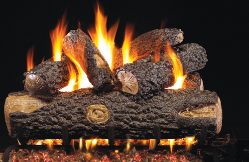 Real Fyre Woodland Oak 20" Designer Series G45 Outdoor Standard Vented Gas Log Set - WO-20-OD