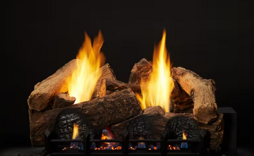 Monessen Berkley Oak Series 18" Refractory Vent-Free Gas Log Set - BO18-R
