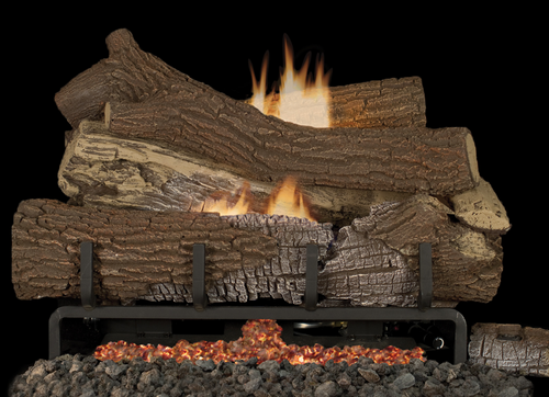 Superior Giant Timbers Series 30" Outdoor Concrete Gas Log Set - LMF30GTA-O
