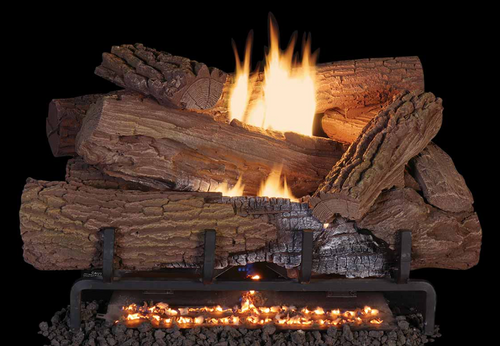 Superior Mossy Oak Series 30" Outdoor Concrete Gas Log Set - LMF30MOA-O